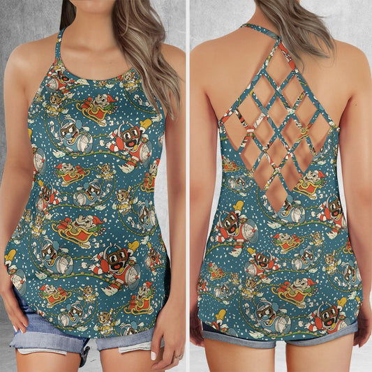 Criss Cross Tank Top - PLSNRQWJ -  - 1