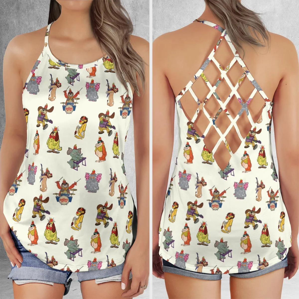 Criss Cross Tank Top - PULMXLH9