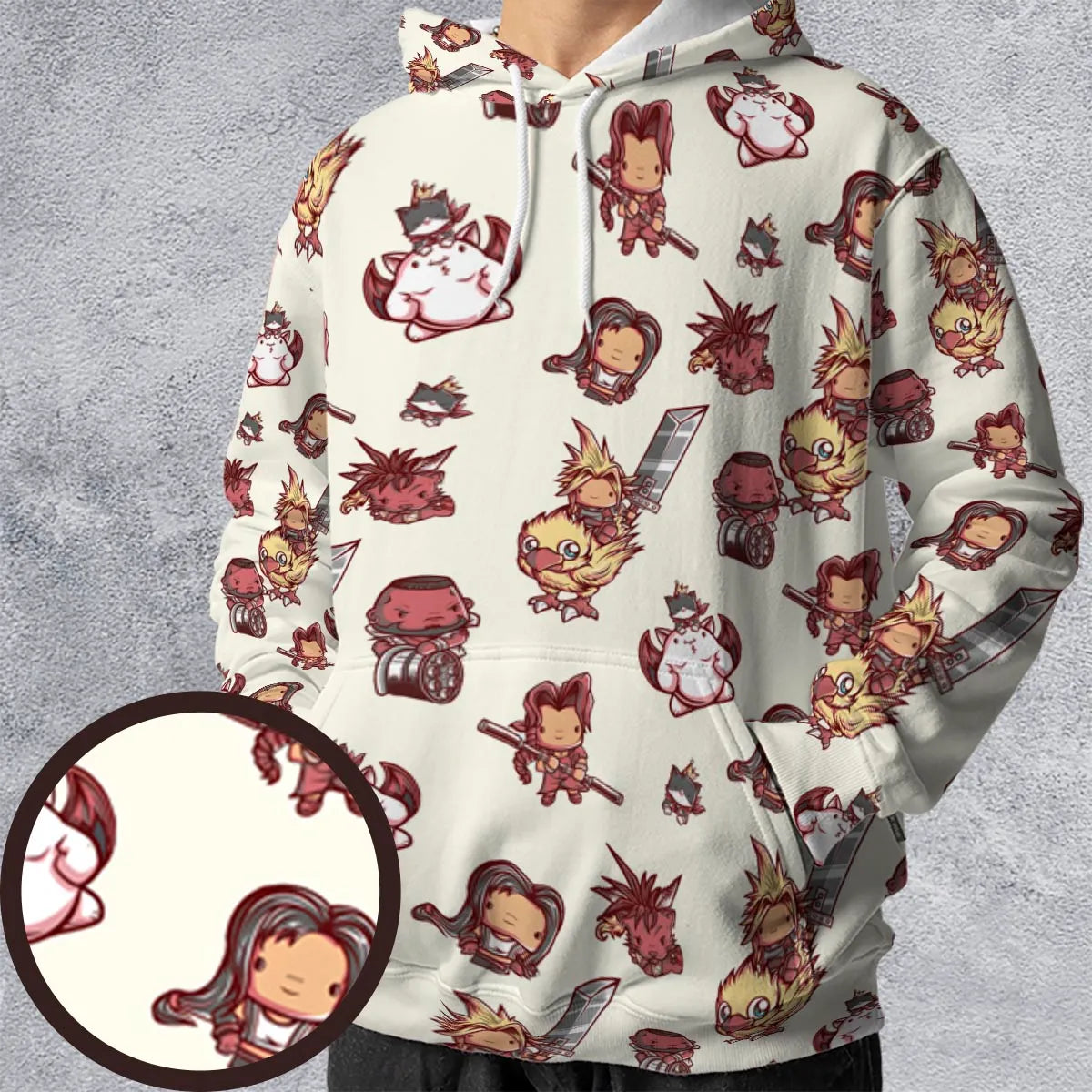All-over Print Hoodie - 76NMC5DN