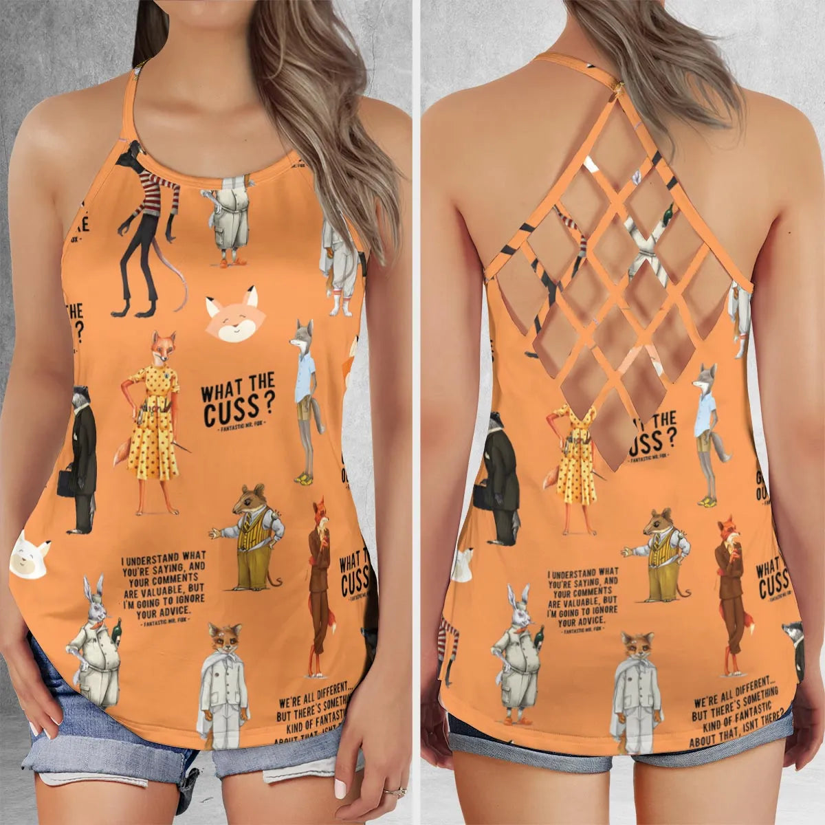 Criss Cross Tank Top - RGX4HBM6