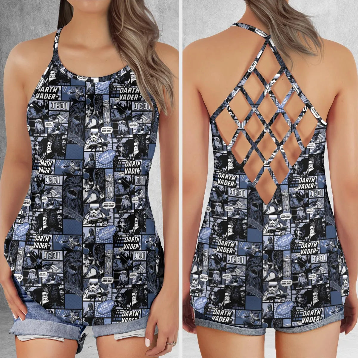 Criss Cross Tank Top - 5BT9PTZP