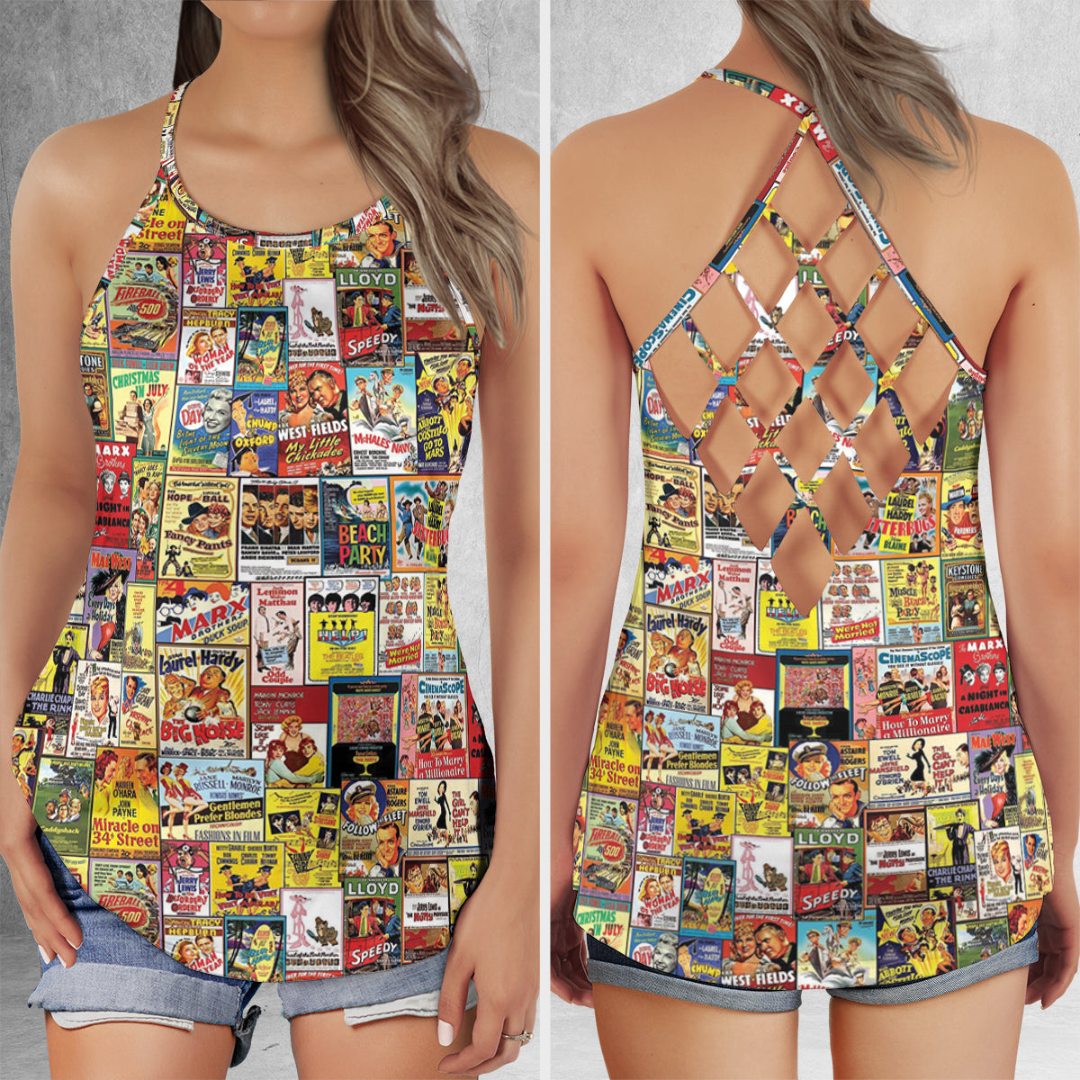 Criss Cross Tank Top - LEUL7PEB