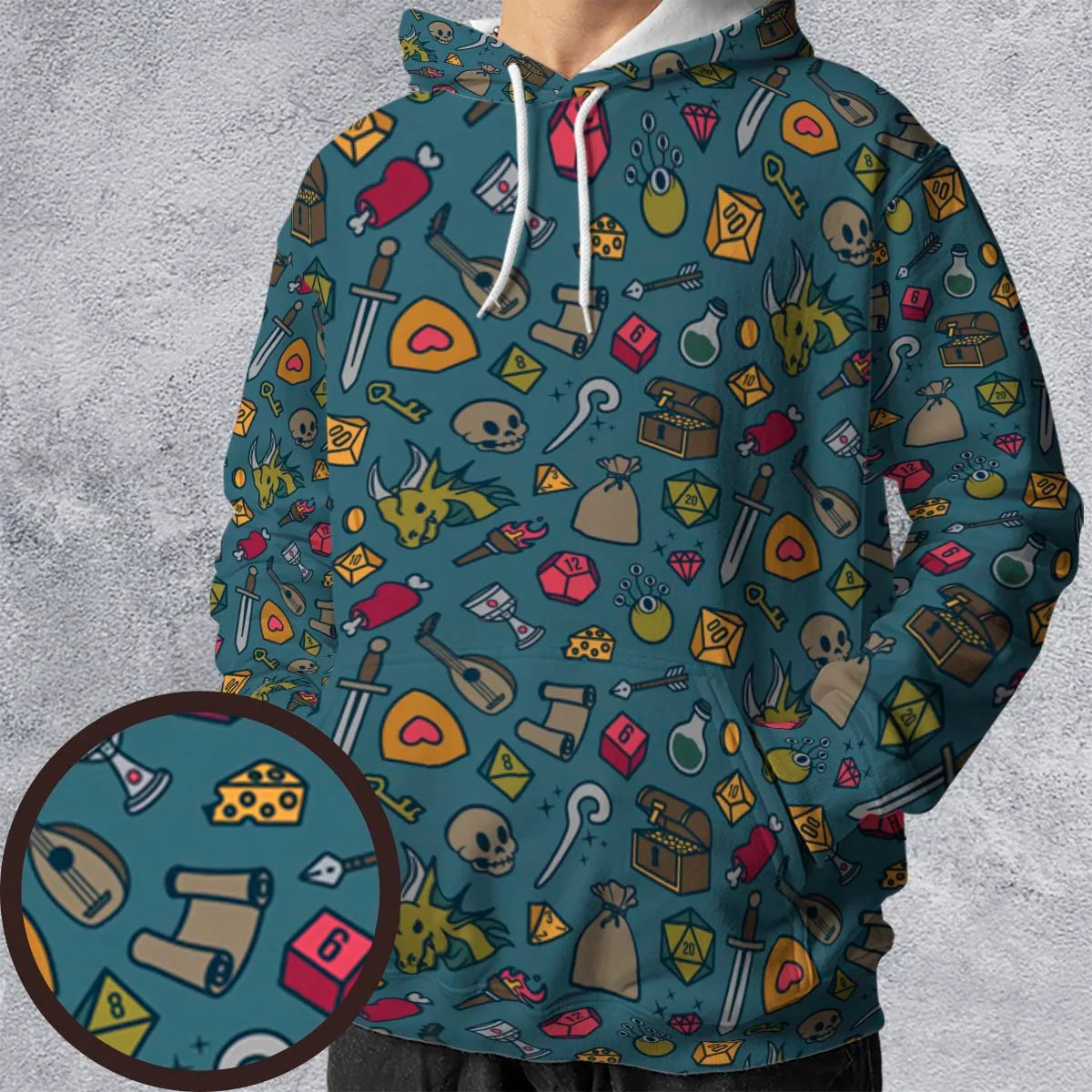 All-over Print Hoodie - 3EVCPTVC