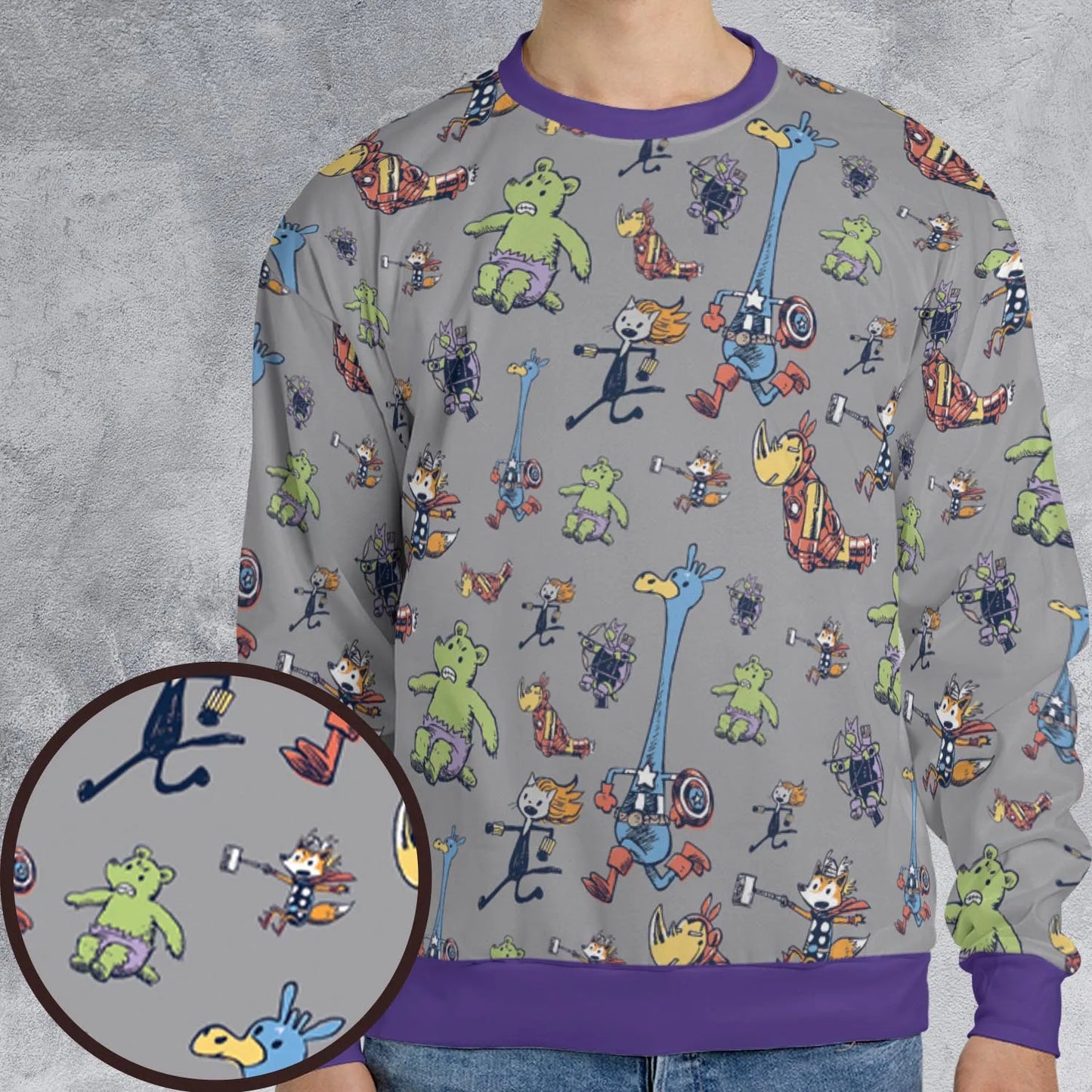 All-over Print Sweatshirt - A7BC5MYM