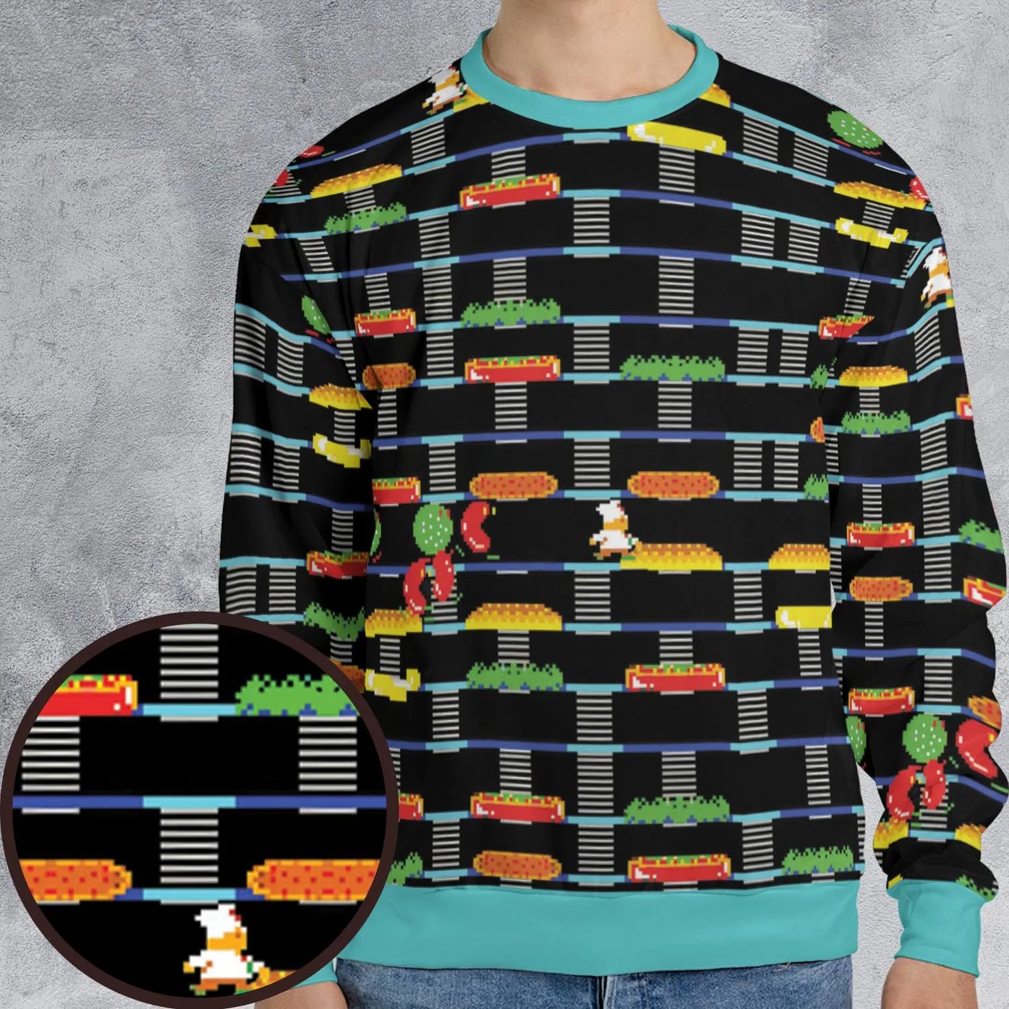 All-over Print Sweatshirt - HZVZHG42