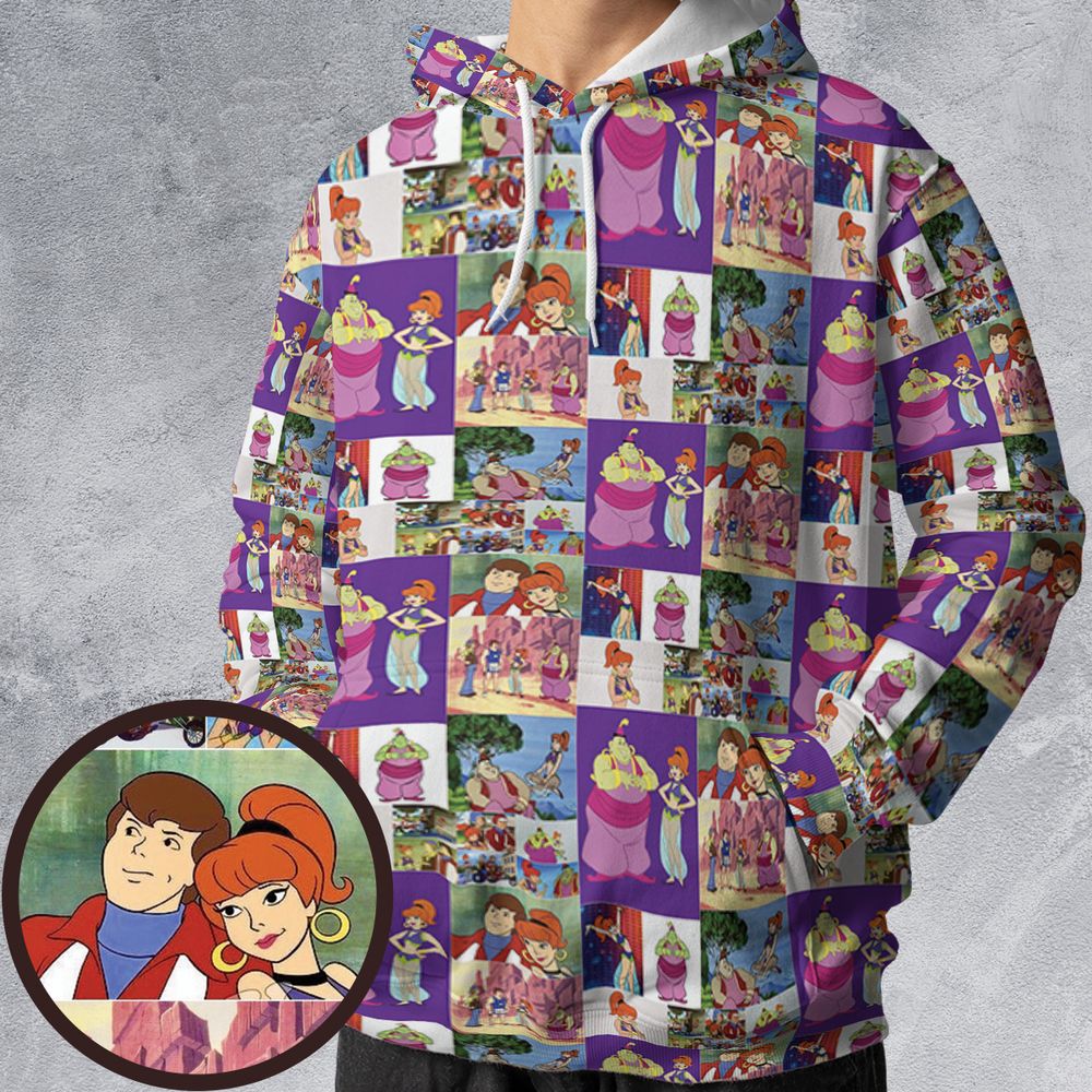 All-over Print Hoodie - GWY9YNNN -  - 1