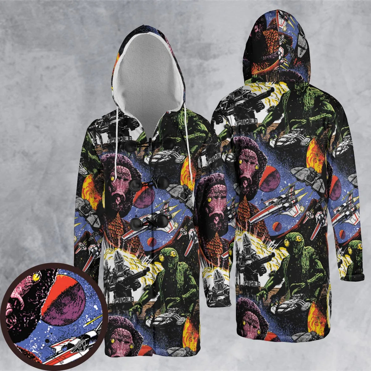 Hooded Cloak Coat - ZDTT55AY