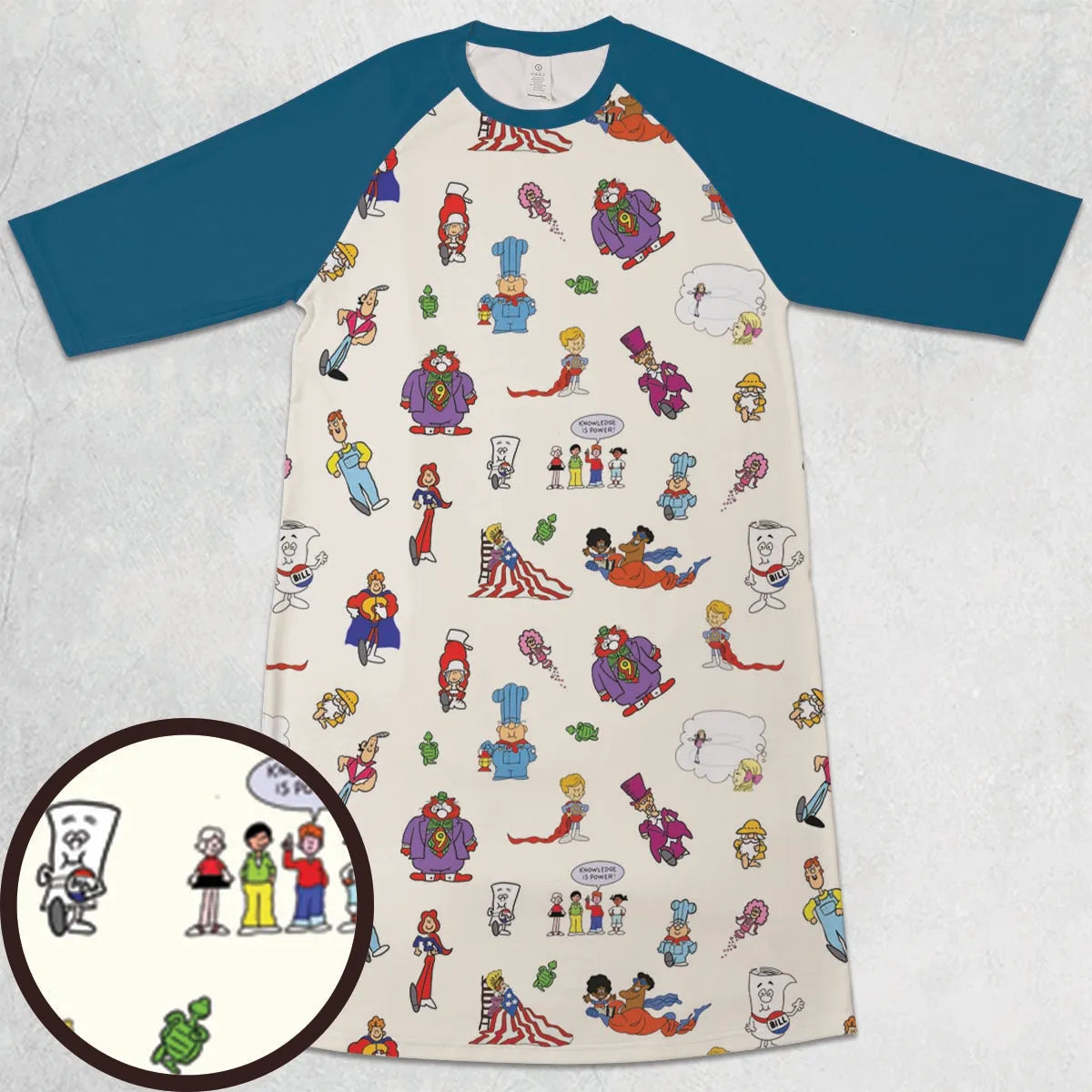 3/4 Sleeve Raglan Dress - SRU7QU6W