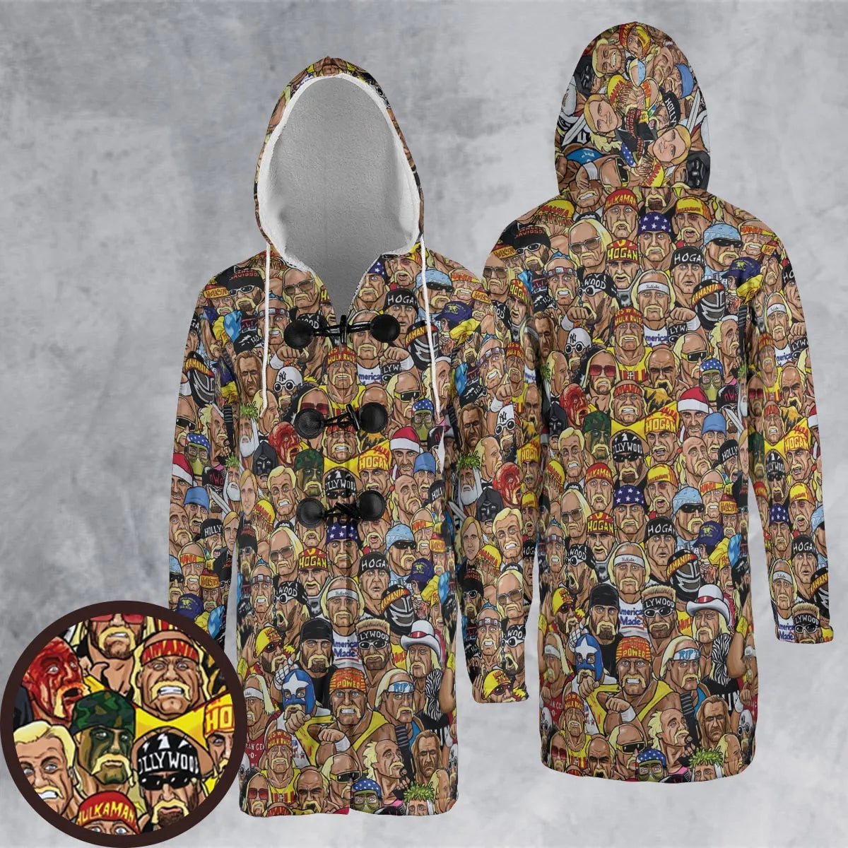 Hooded Cloak Coat - A1HTQGTZ