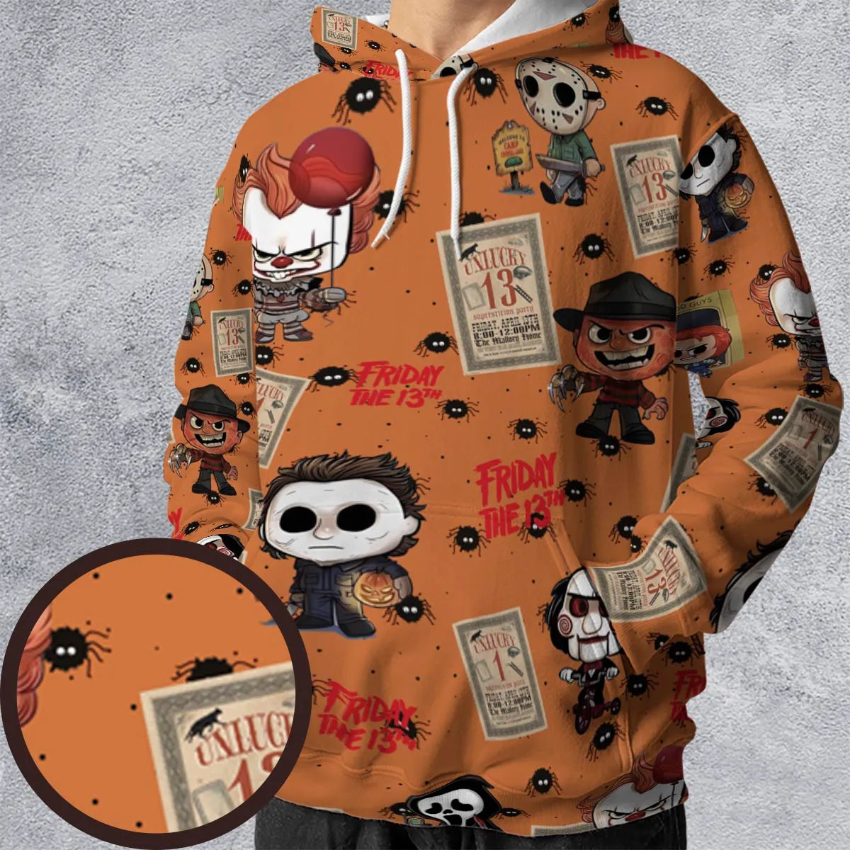 All-over Print Hoodie - DTERF2HT