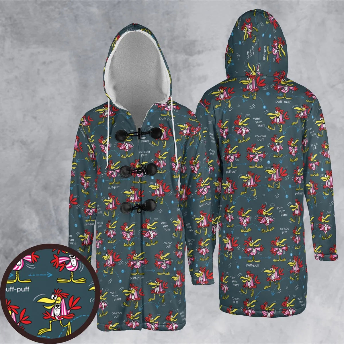 Hooded Cloak Coat - 5V81EDQX