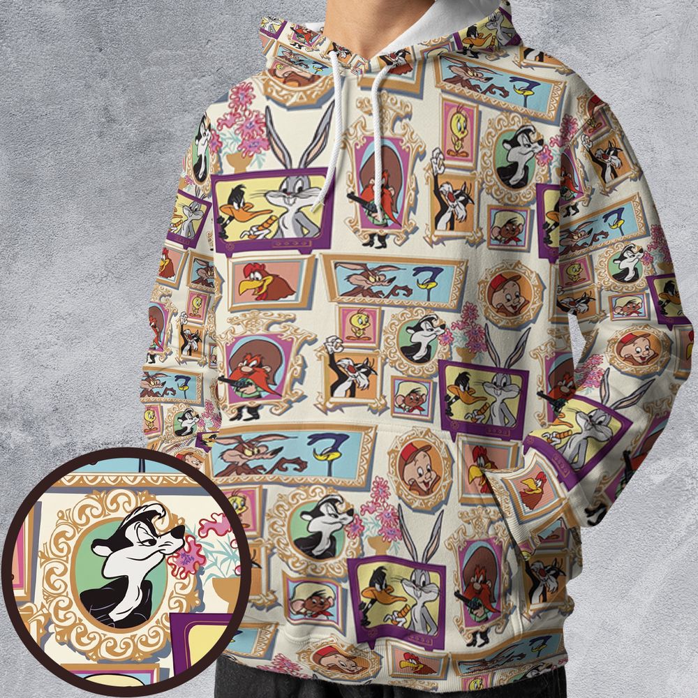 All-over Print Hoodie - FDURV8QX -  - 1