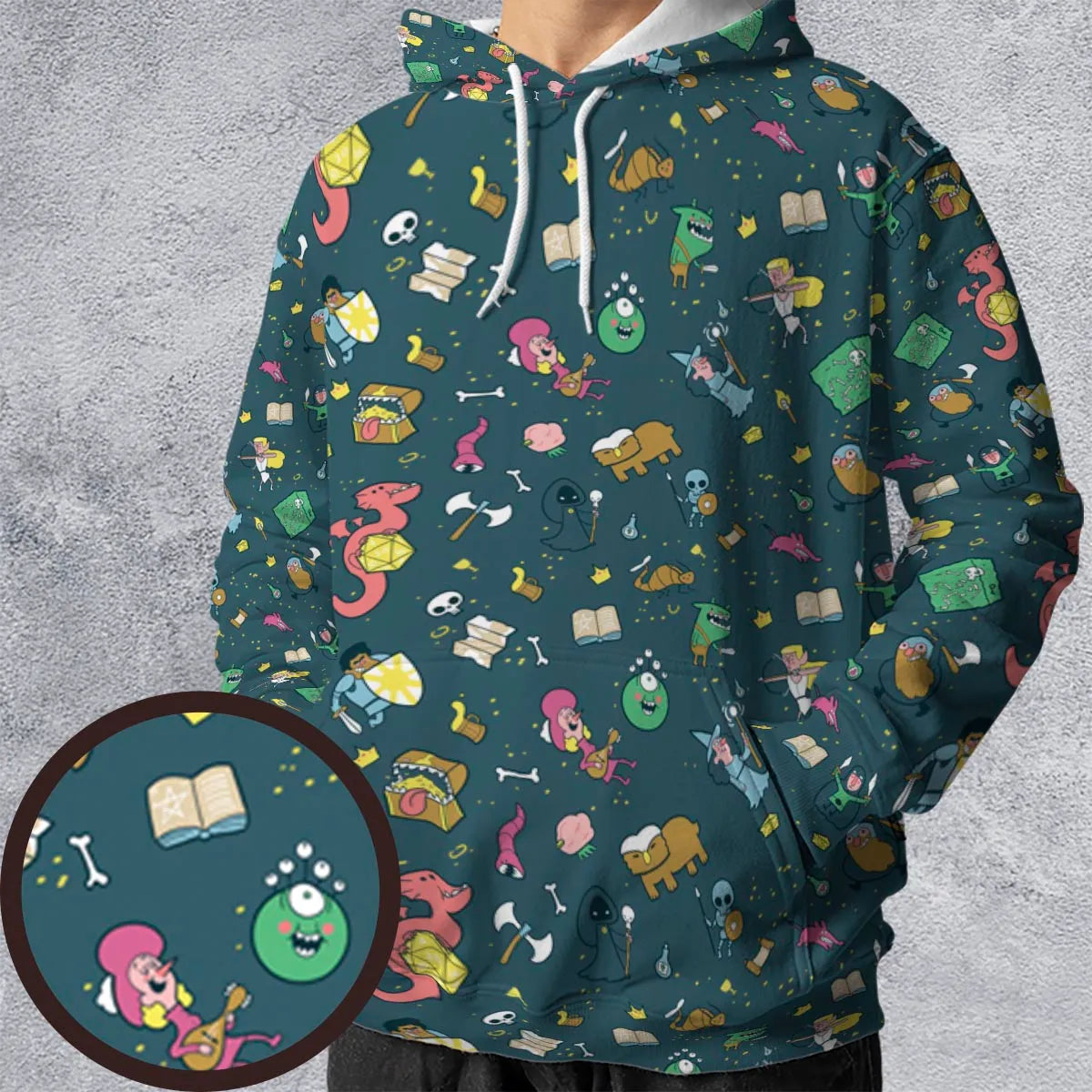 All-over Print Hoodie - 7PW5FKB7