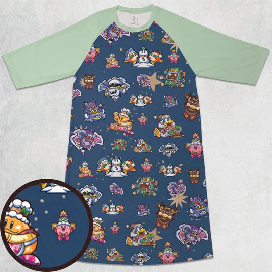 3/4 Sleeve Raglan Dress - AJD9NWC8