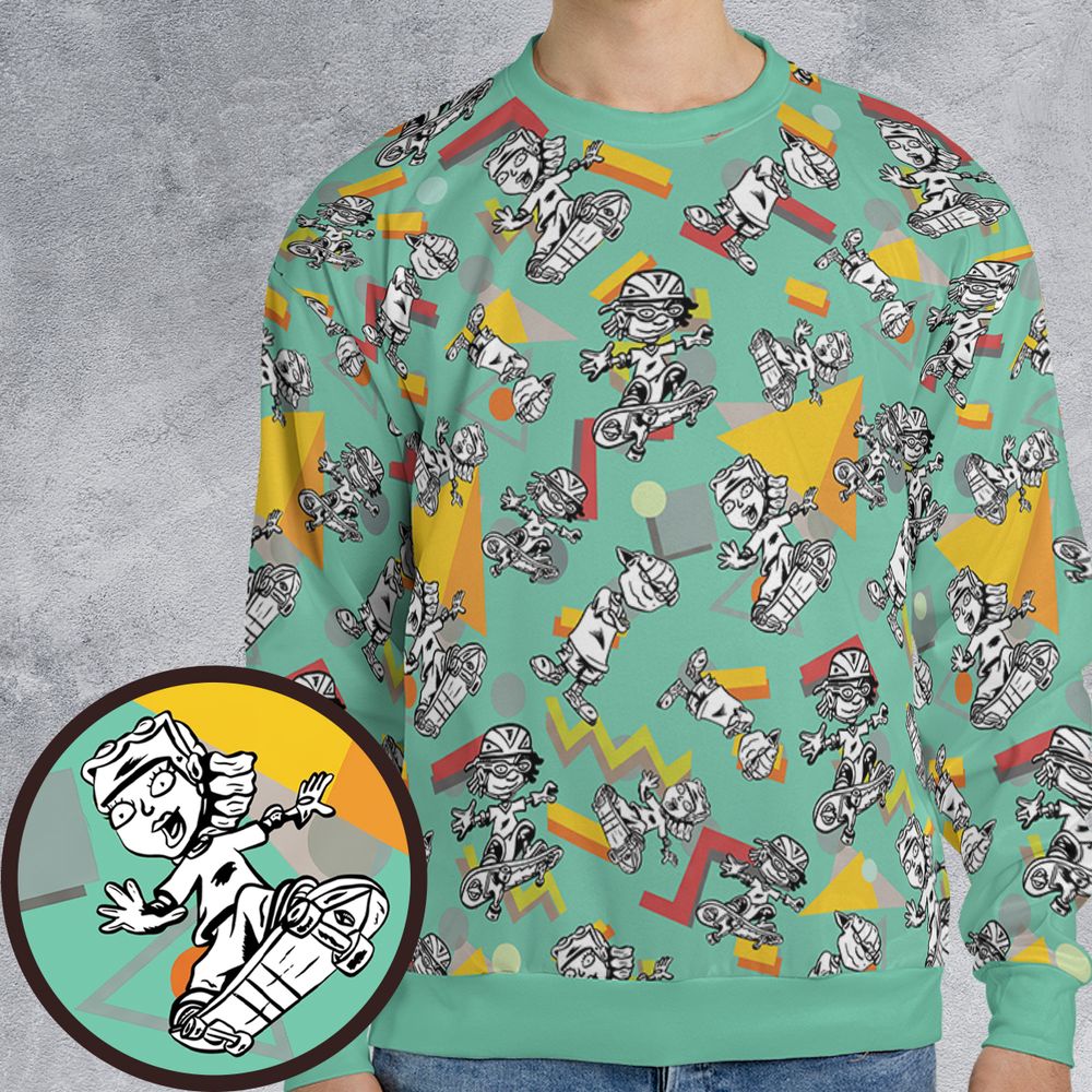 All-over Print Sweatshirt - W5UB3E8N -  - 1