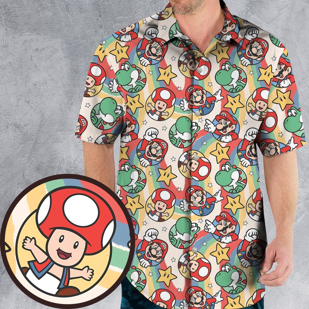 Mario seamless pattern -  - 1