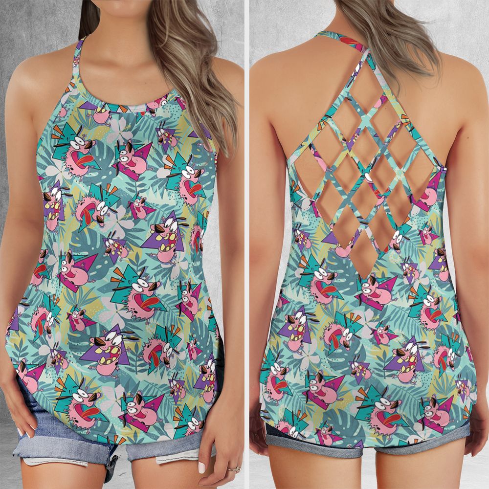 Criss Cross Tank Top - BYM5LMVF -  - 1