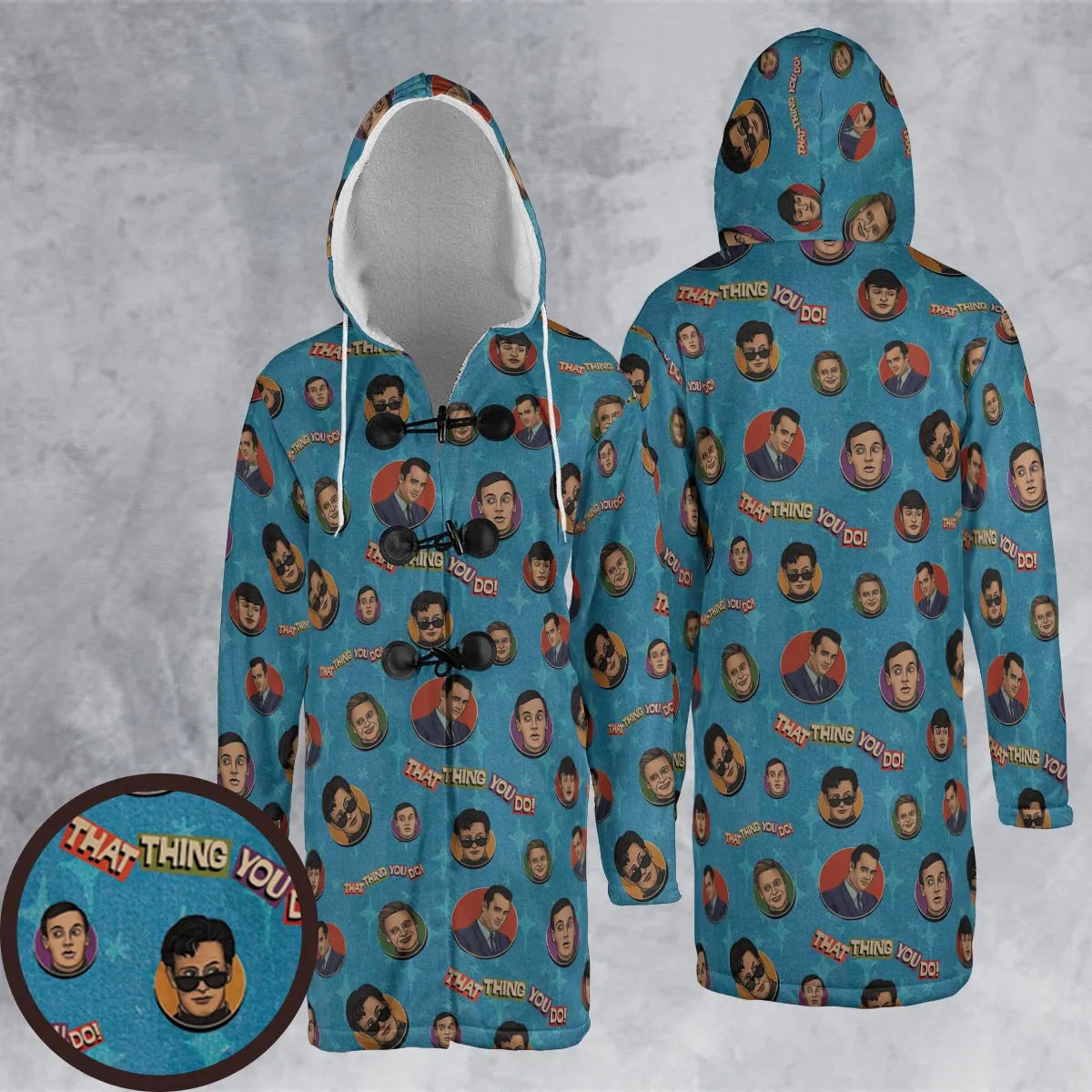 Hooded Cloak Coat - QCL8DLK9