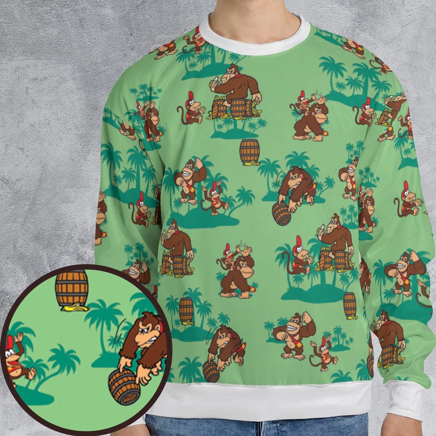 All-over Print Sweatshirt - SQU7CSLH
