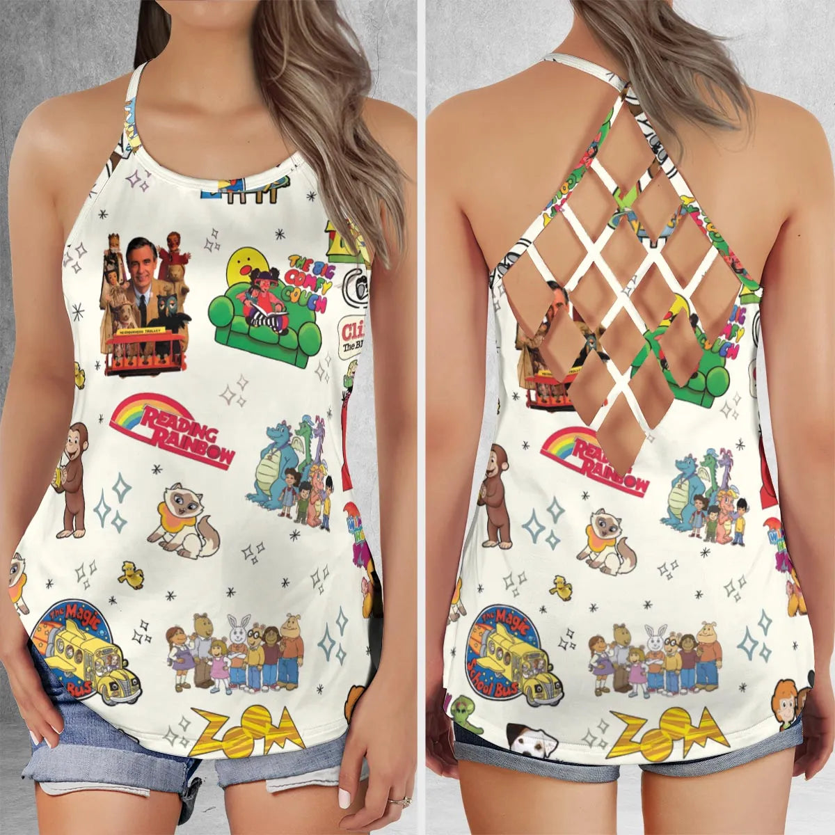 Criss Cross Tank Top - P6L1AVR6