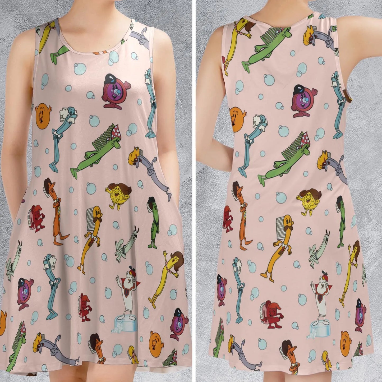 Sleeveless Dress - UAM8L7QC