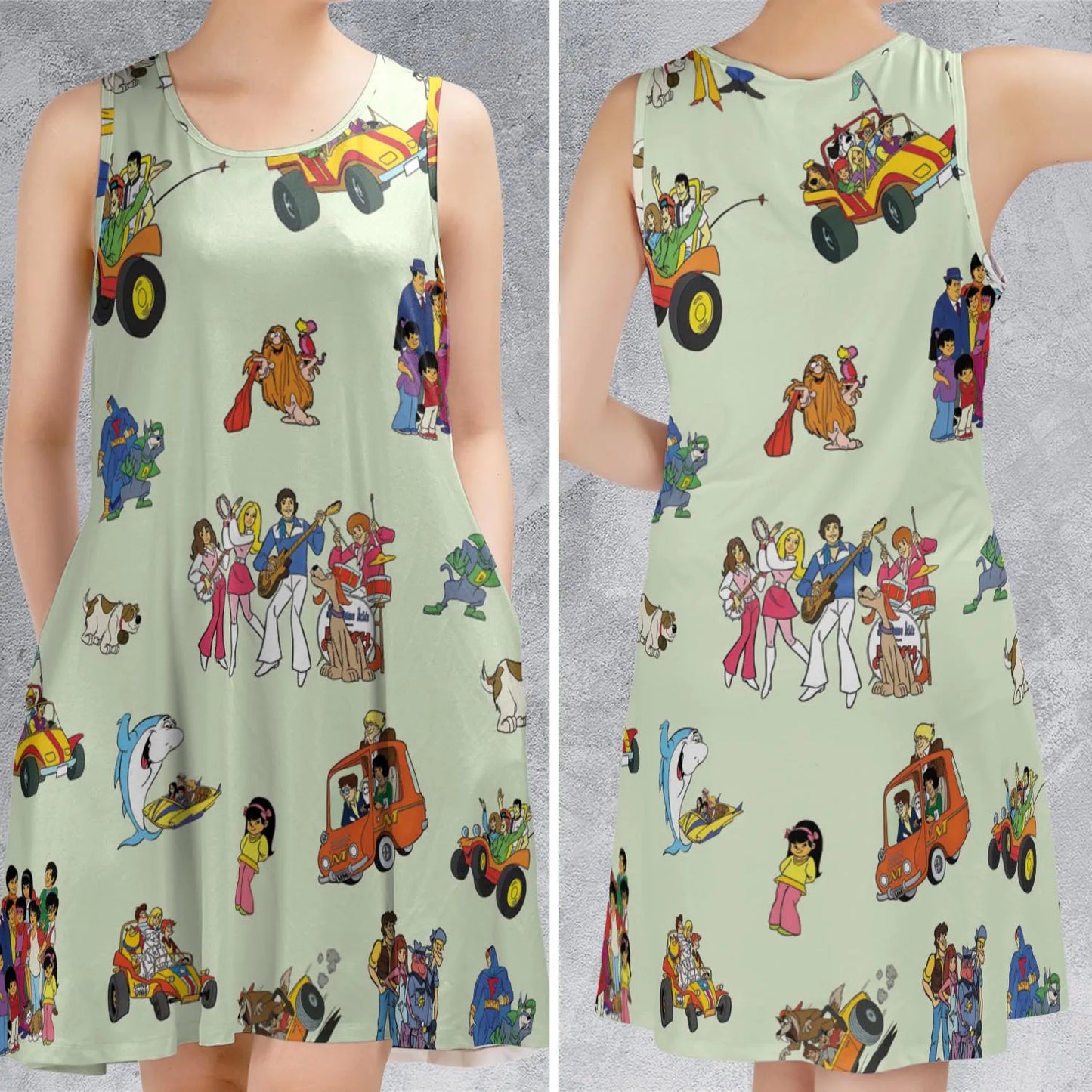 Sleeveless Dress - T3NDNCDZ