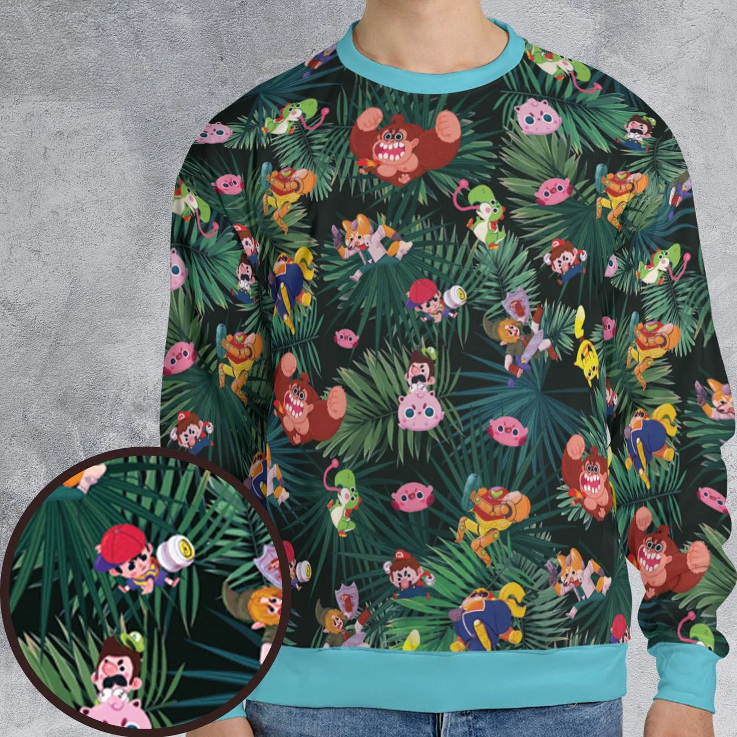 All-over Print Sweatshirt - YWJ4UTQ6