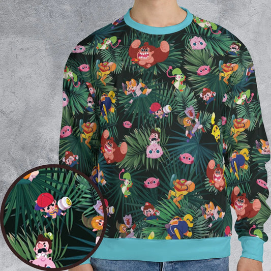 All-over Print Sweatshirt - YWJ4UTQ6
