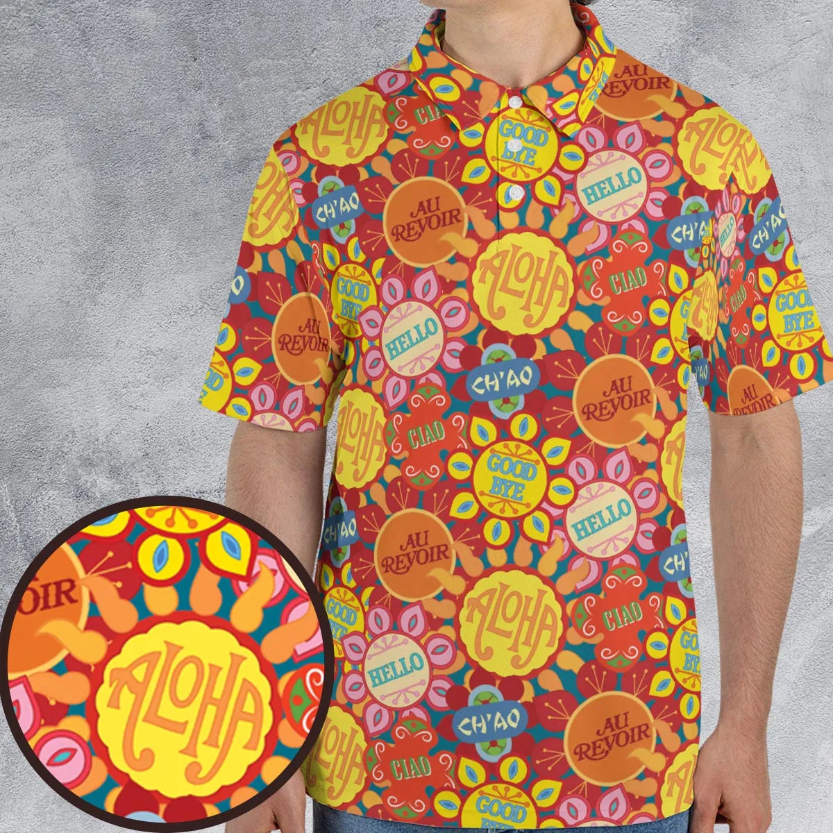 AOP Men/Women Polo Shirt - 55KSRX6D