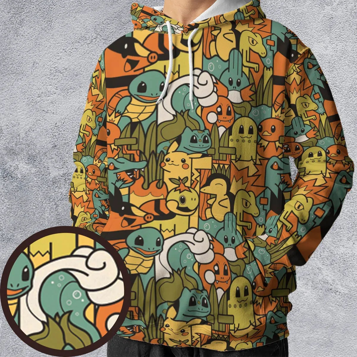 All-over Print Hoodie - R6V713WZ