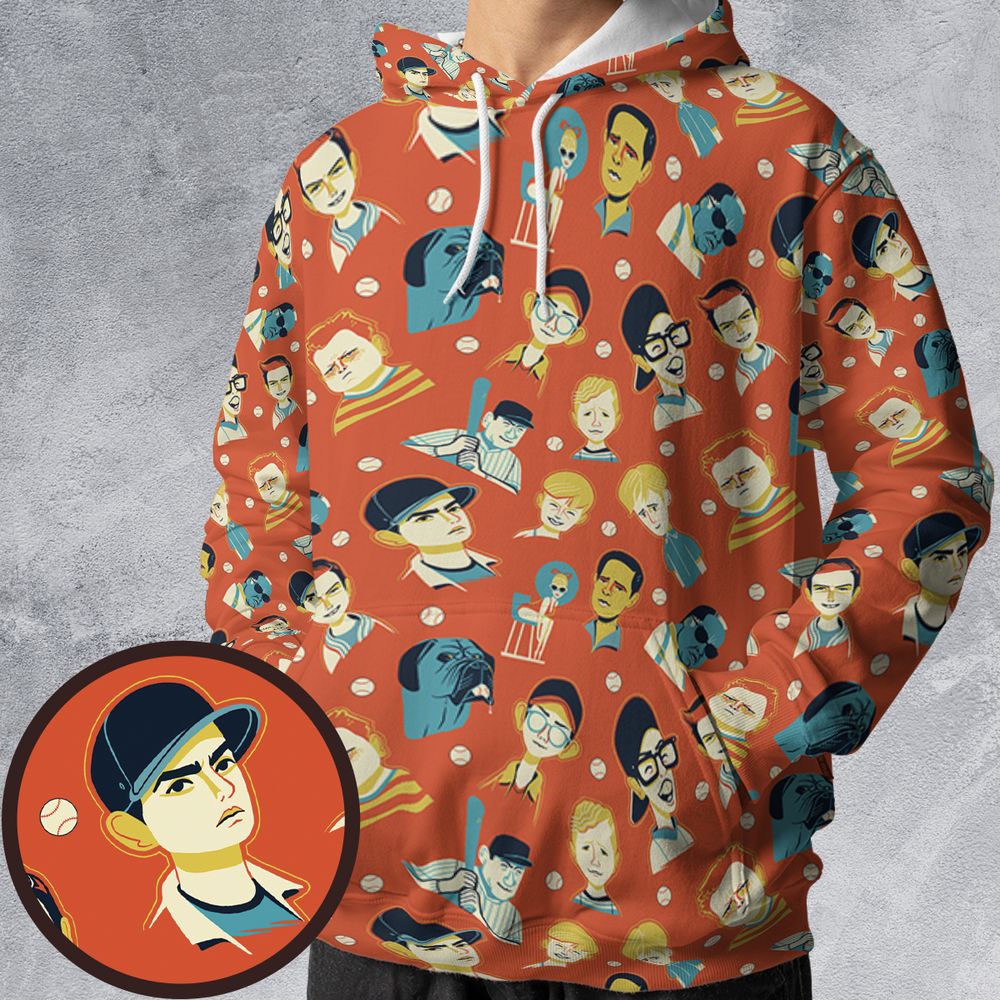 All-over Print Hoodie - 3BTVHDFR -  - 1