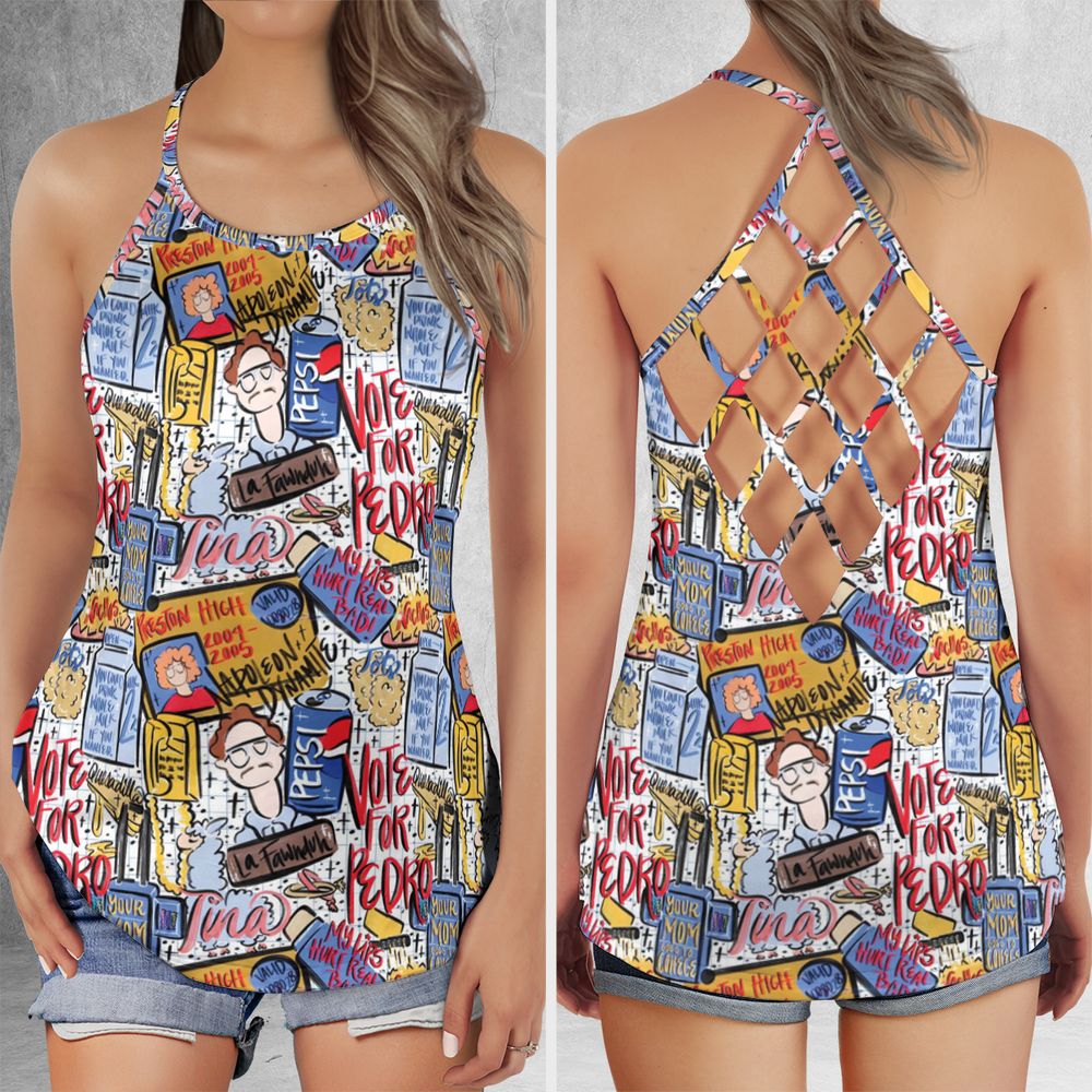 Criss Cross Tank Top - J9S2CR4R -  - 1