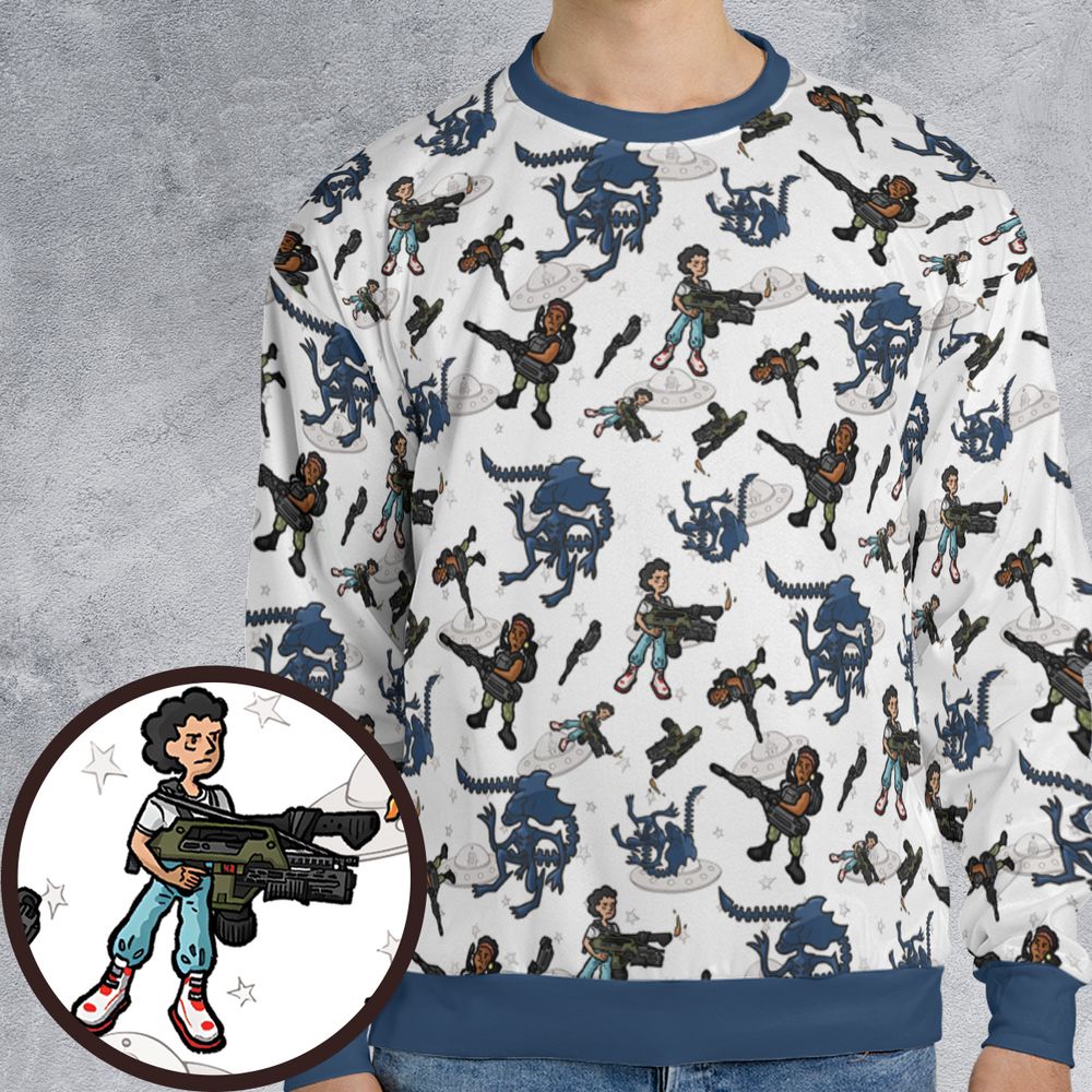 All-over Print Sweatshirt - WRZ8DLP6 -  - 1