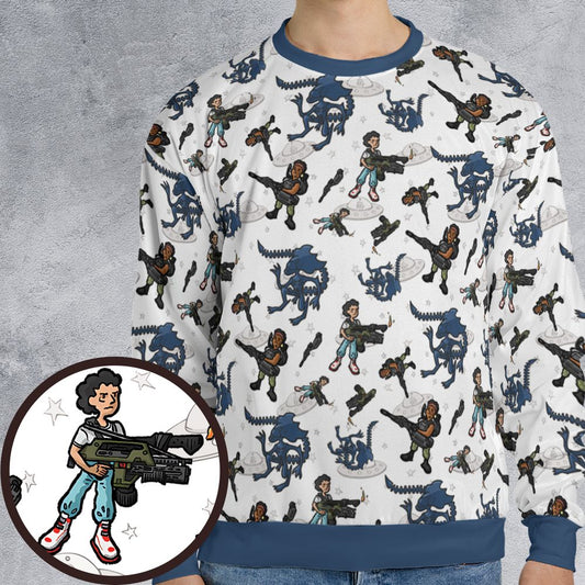 All-over Print Sweatshirt - WRZ8DLP6 -  - 1