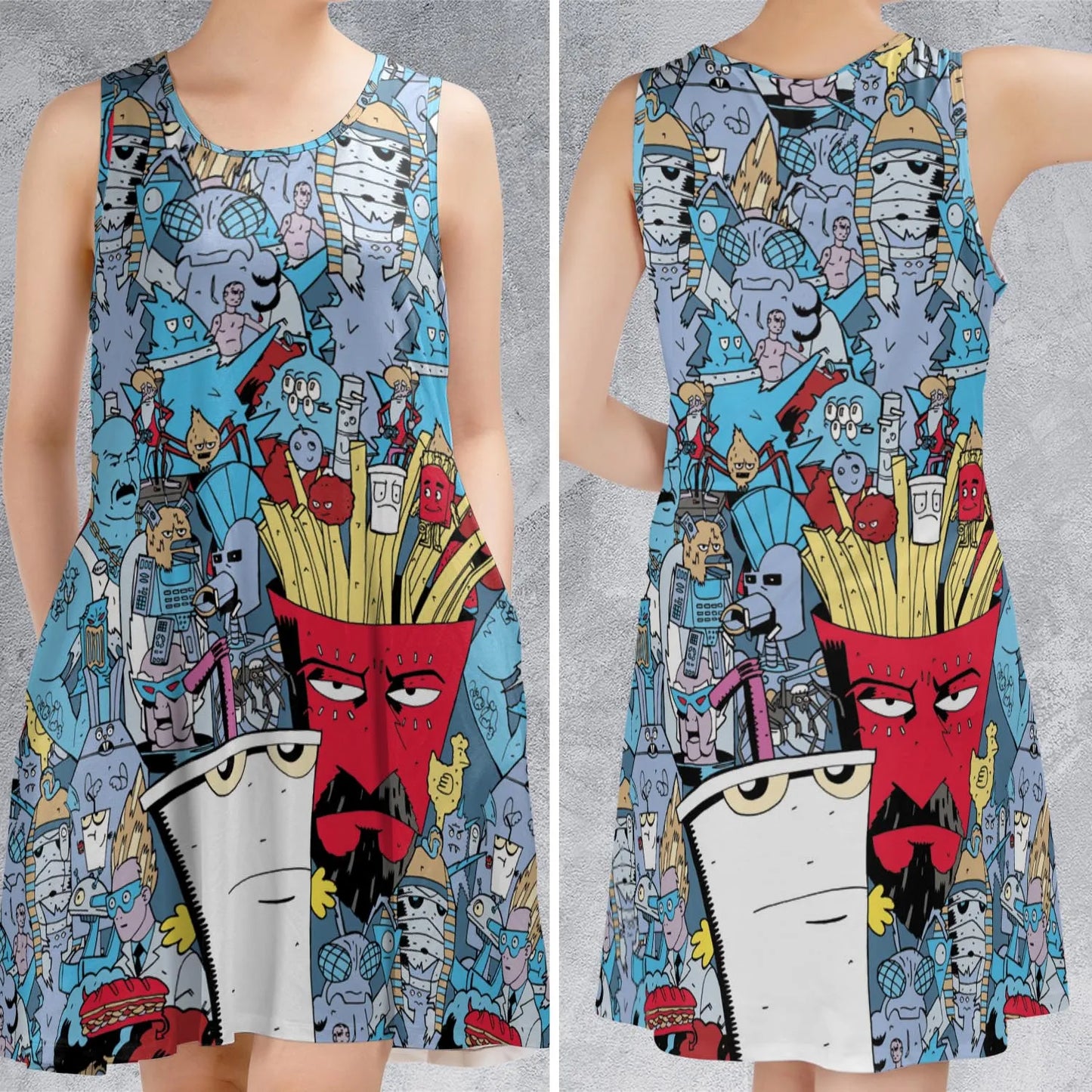 Sleeveless Dress - QWUE6QEB