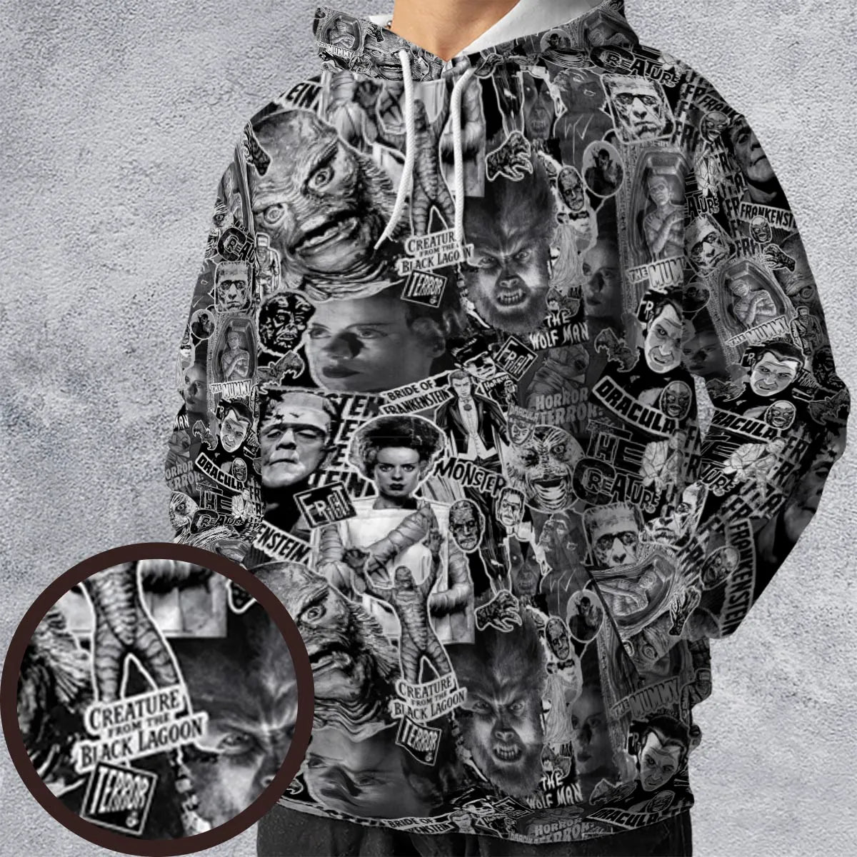 All-over Print Hoodie - NKKBA71A