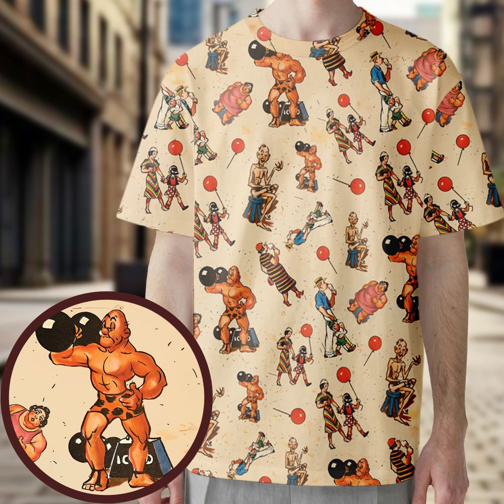 All-Over Print Unisex T-Shirt - UXV9NT55 -  - 1
