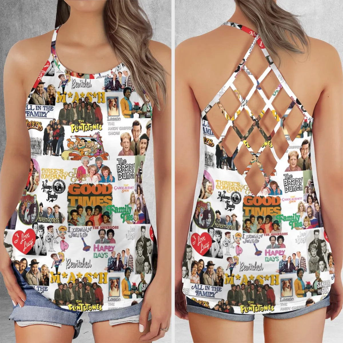 Criss Cross Tank Top - LH4VBLZ9