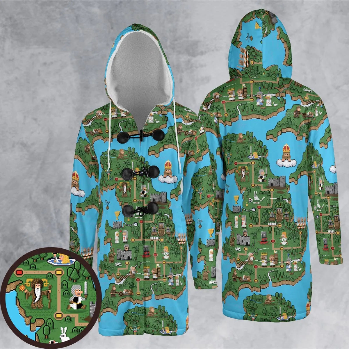Hooded Cloak Coat - 1C37VQBR