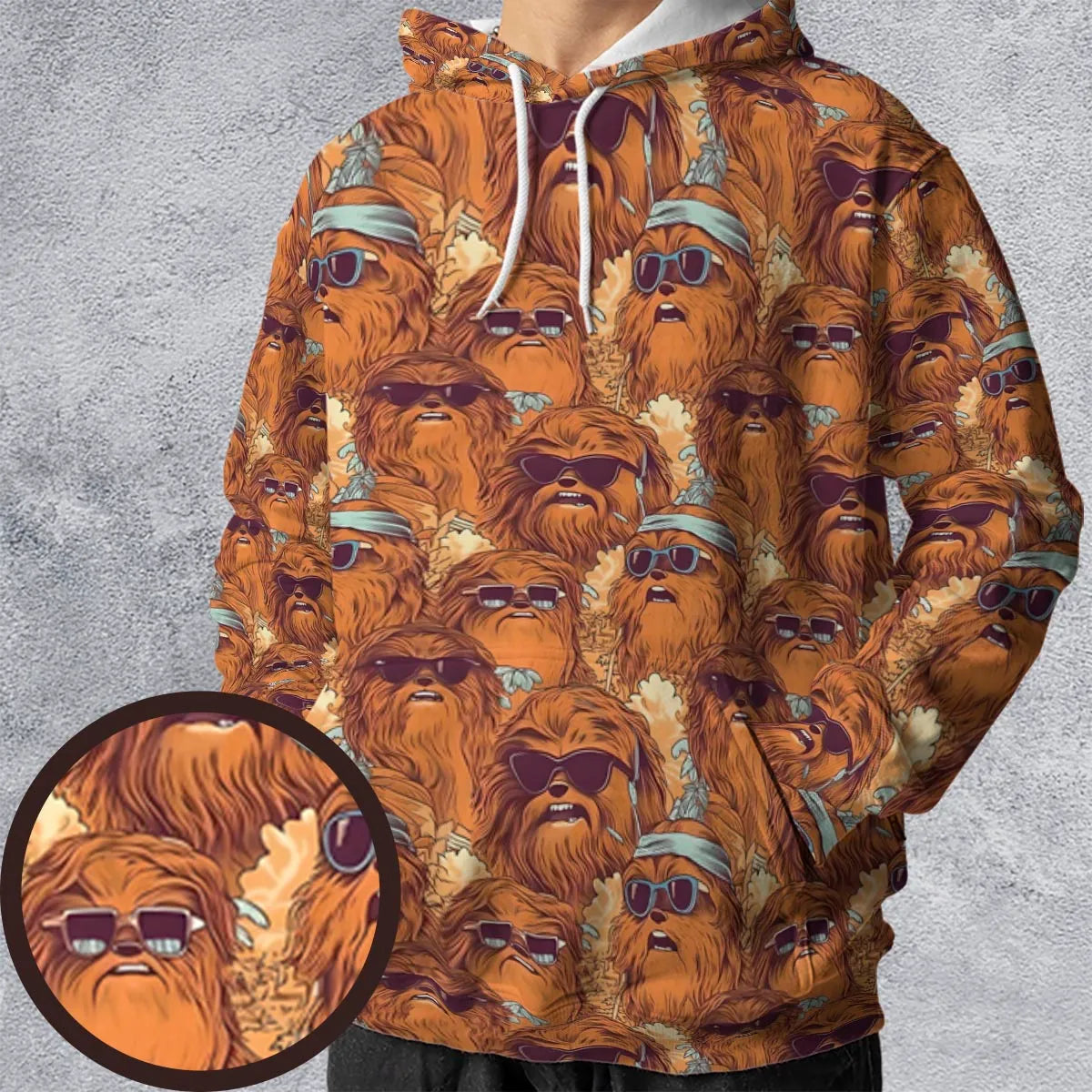 All-over Print Hoodie - E9T84TEP