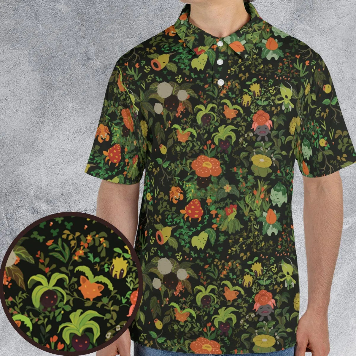 AOP Men/Women Polo Shirt - QED6VYFU