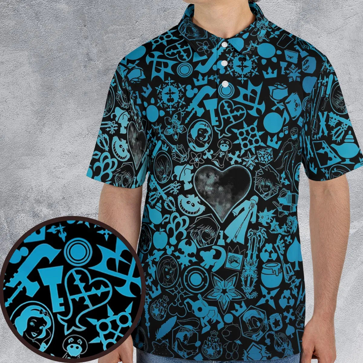AOP Men/Women Polo Shirt - ZTKVNHVY