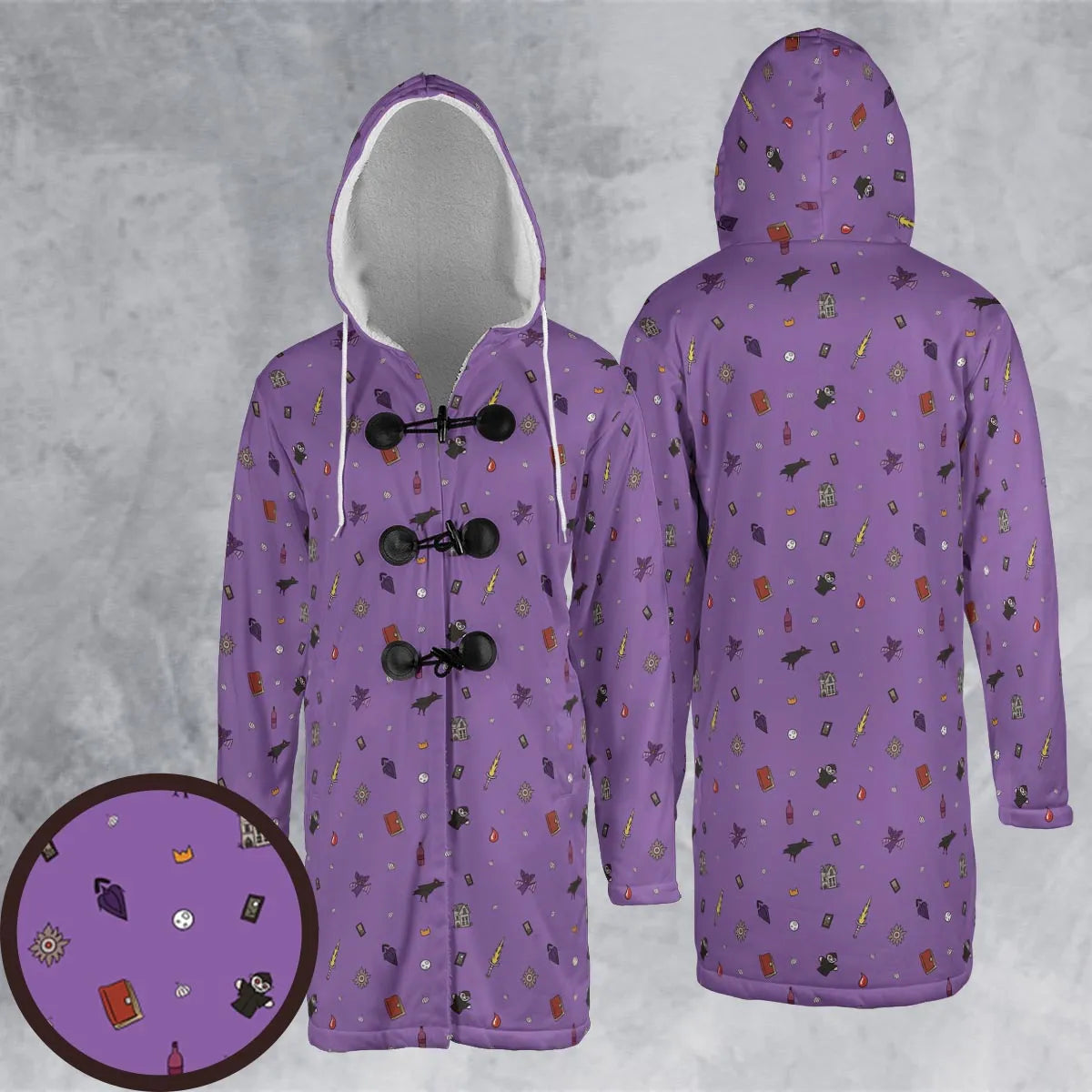 Hooded Cloak Coat - 1VDSMNU5