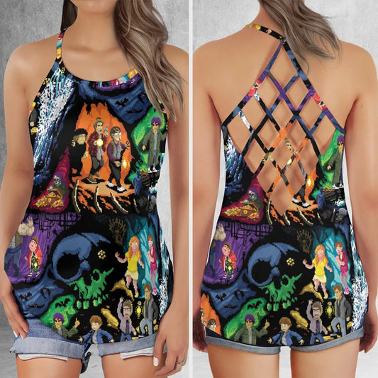 Criss Cross Tank Top - W8W4VF7Z