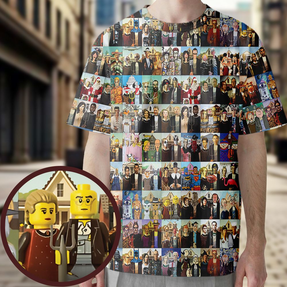 All-Over Print Unisex T-Shirt - JJDW43VU -  - 1