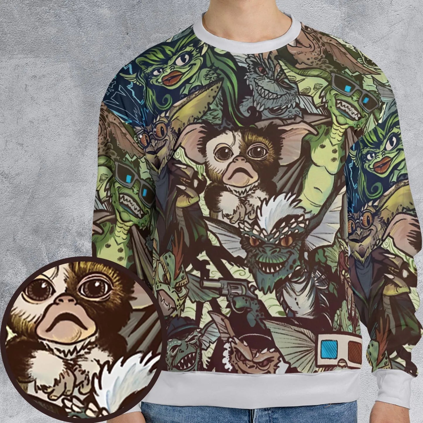 All-over Print Sweatshirt - BBAKDZSY