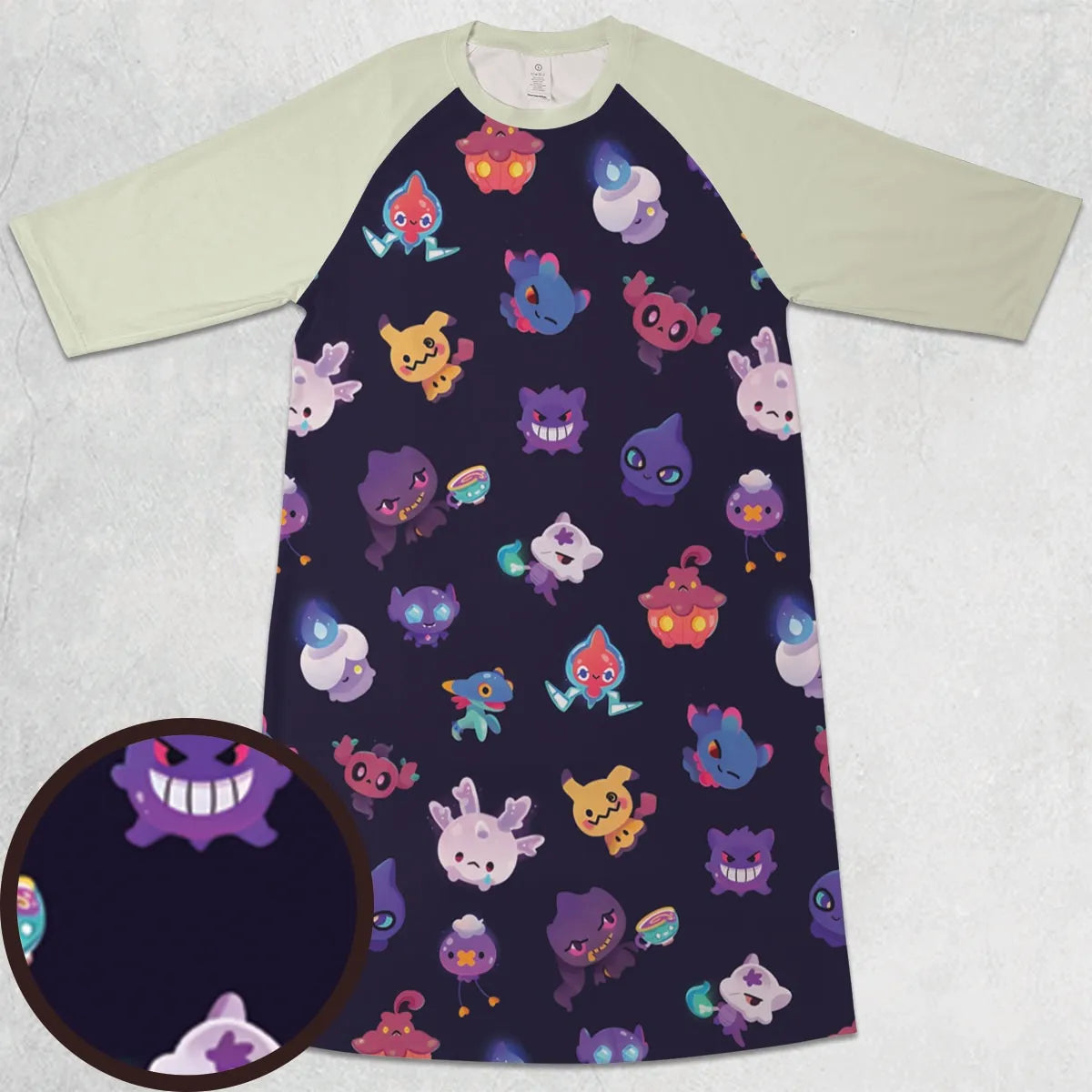 3/4 Sleeve Raglan Dress - NPXKDSRB
