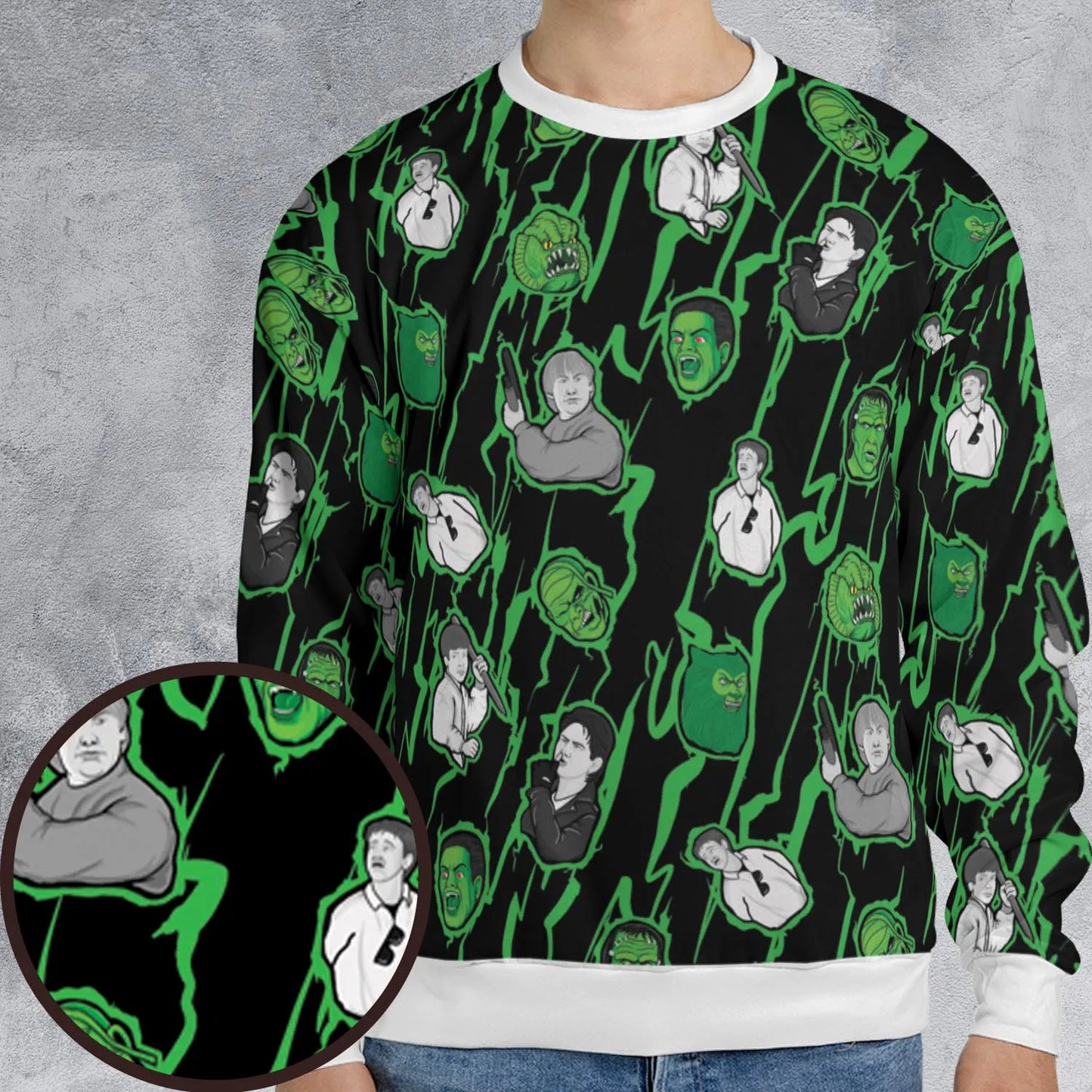 All-over Print Sweatshirt - Q38CNUYW