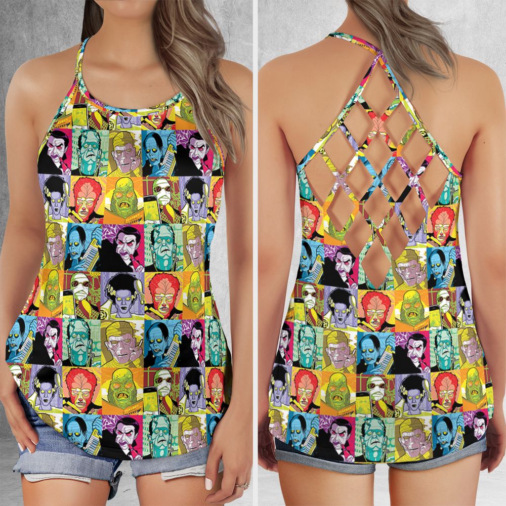 Criss Cross Tank Top - A6V9WWQ1 -  - 1