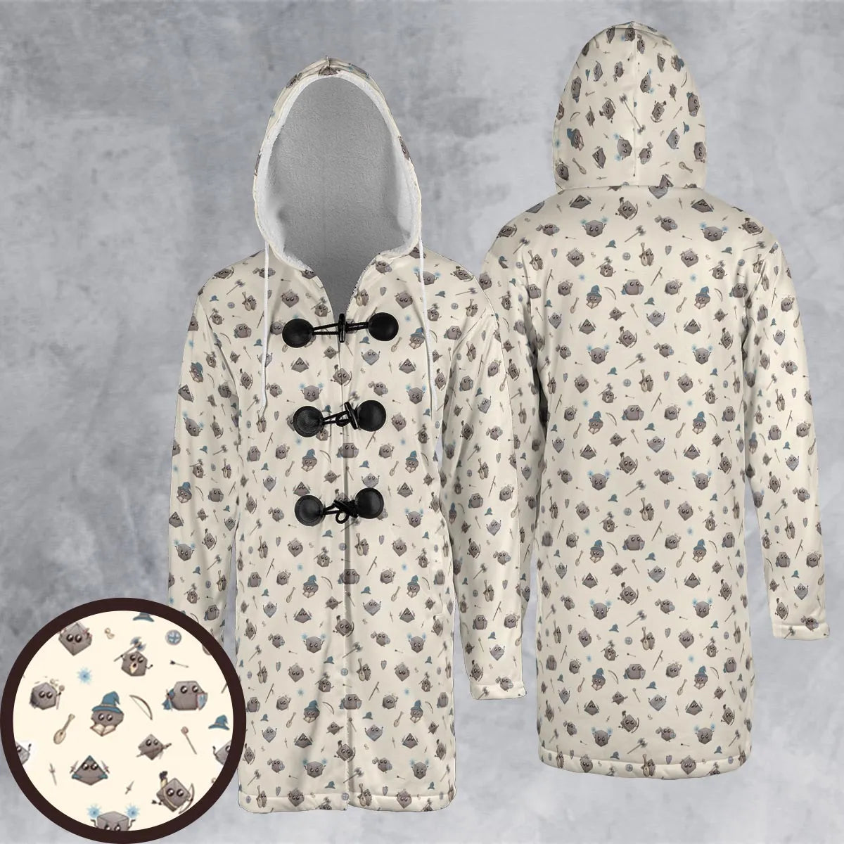 Hooded Cloak Coat - Y4RT32BF